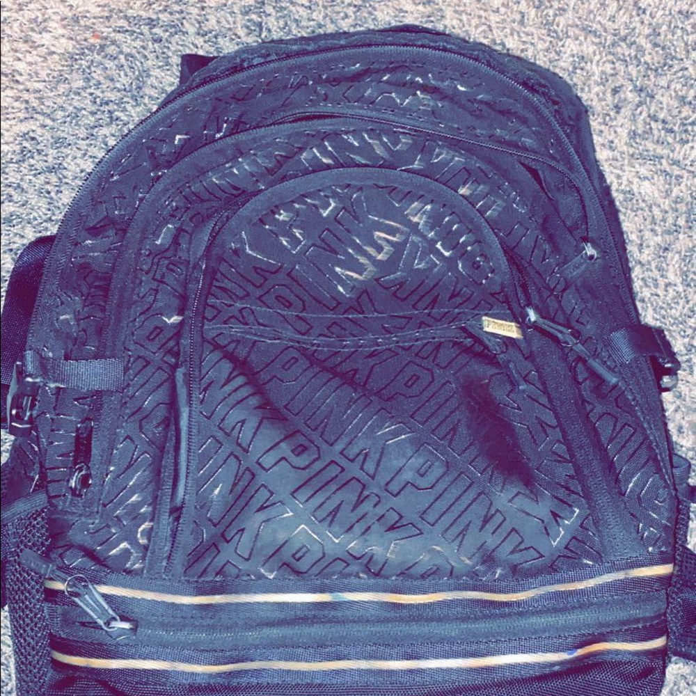 Pink backpack